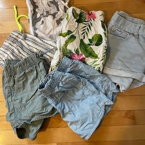 Lot of 6 size L girls shirts- Gap/Old Navy